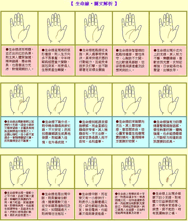 生命线图解(点击浏览下一张趣图)