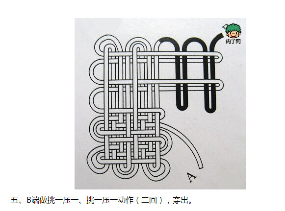 中国结的编法图解：结磬结的编法图解(6)(点击浏览下一张趣图)