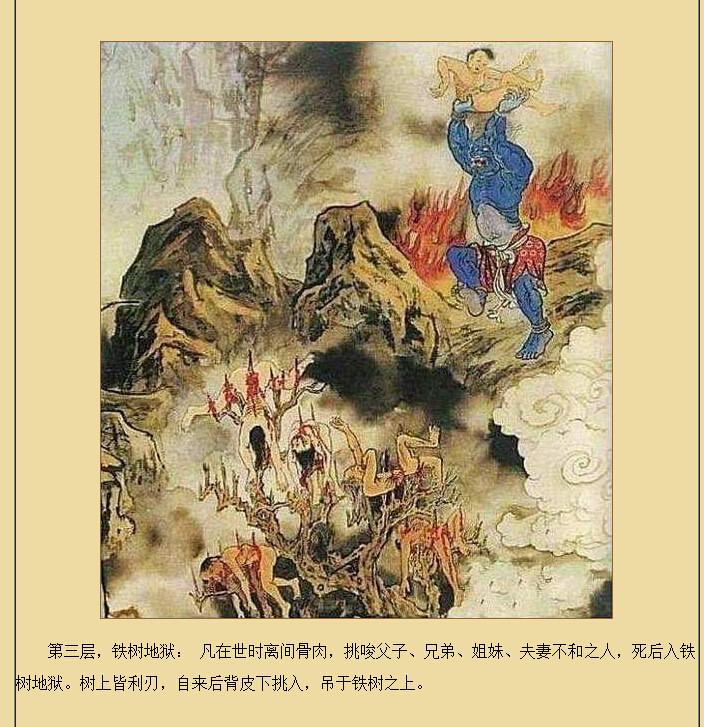 十八层地狱详细图解：一到十八层地狱图解(3)(点击浏览下一张趣图)