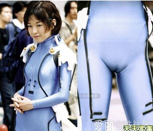 女人阴沟突起图片：紧身裤凸显阴沟高清图片(12)(点击浏览下一张趣图)