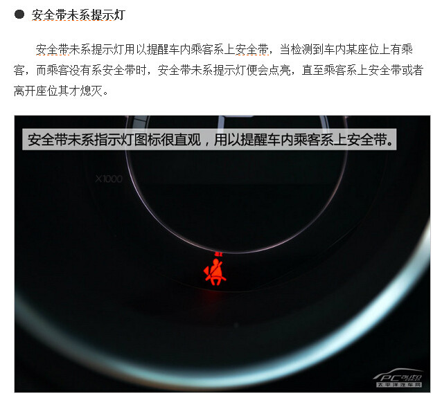汽车仪表盘指示灯图解(7)(点击浏览下一张趣图)