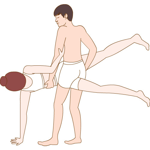 性姿势：松叶崩(4)(点击浏览下一张趣图)