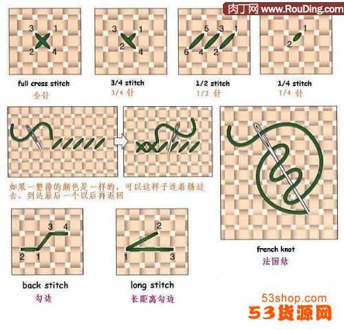 十字绣绣法图解(点击浏览下一张趣图)