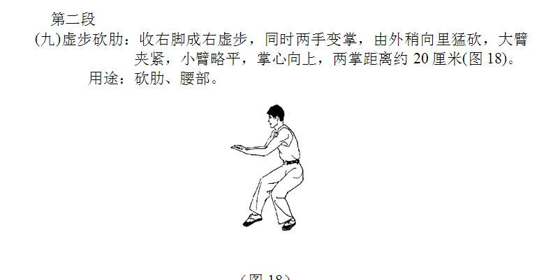 军体拳第一套图解(9)(点击浏览下一张趣图)