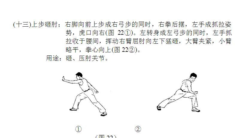 军体拳第一套图解(13)(点击浏览下一张趣图)