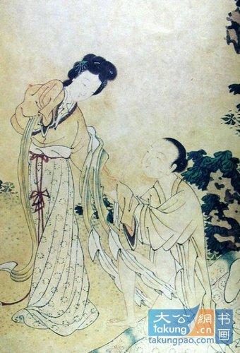 唐伯虎海棠春睡图 唐伯虎秘戏图 (3)(点击浏览下一张趣图)