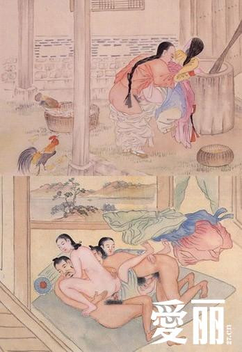 春工图画汉宫图片图片 春工图天全集：春工画全图肉笔春画(10)(点击浏览下一张趣图)