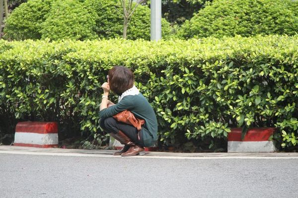 女人正面蹲着小便图集：透明女厕性感图片(9)(点击浏览下一张趣图)