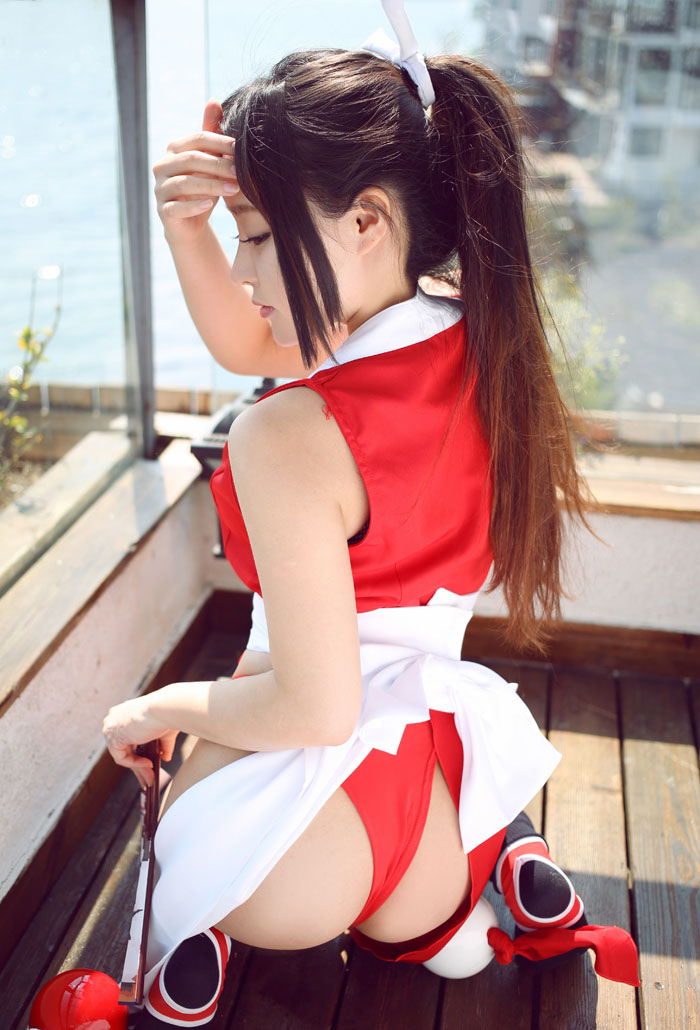 秀女郎柳侑绮不知火舞专题写真图片(3)(点击浏览下一张趣图)