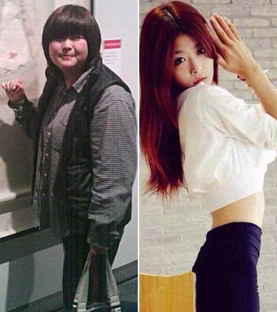 190斤胖妹逆袭变女神(图)(点击浏览下一张趣图)