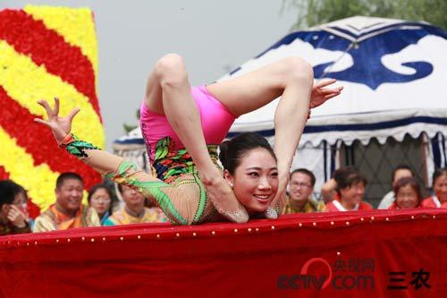刘腾表演现阴沟图片 刘腾柔术尴尬图片(3)(点击浏览下一张趣图)