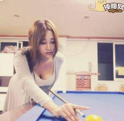 我发现我喜欢上桌球了(点击浏览下一张趣图)
