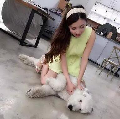 美女与狗的爱情故事(点击浏览下一张趣图)