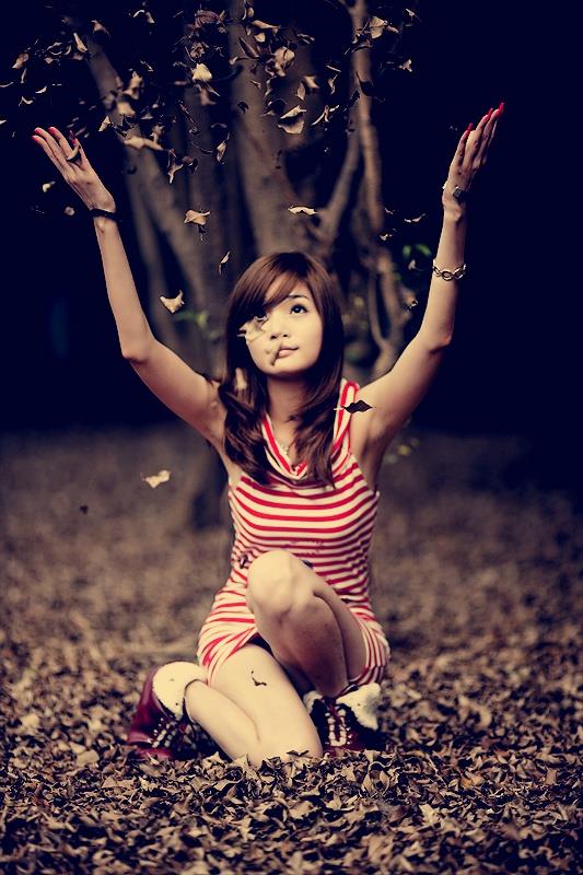 秋高气爽青春活力小美女写真图片(点击浏览下一张趣图)