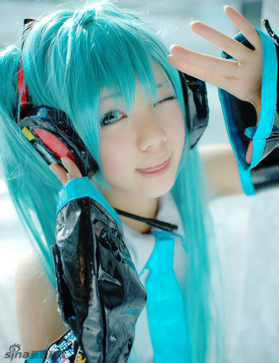 初音未来cos大葱自插图:初音被葱插图cos(4)(点击浏览下一张趣图)