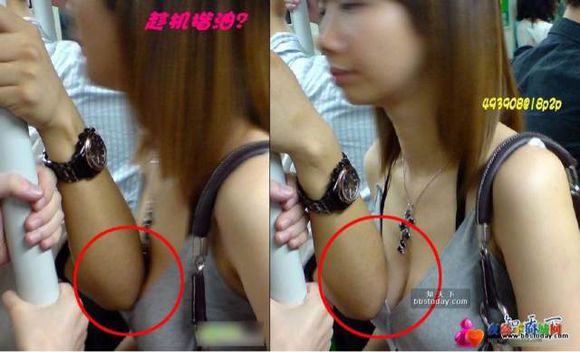 公交摸臀女子配合视频女子公交遭咸猪手图片(8)(点击浏览下一张趣图)