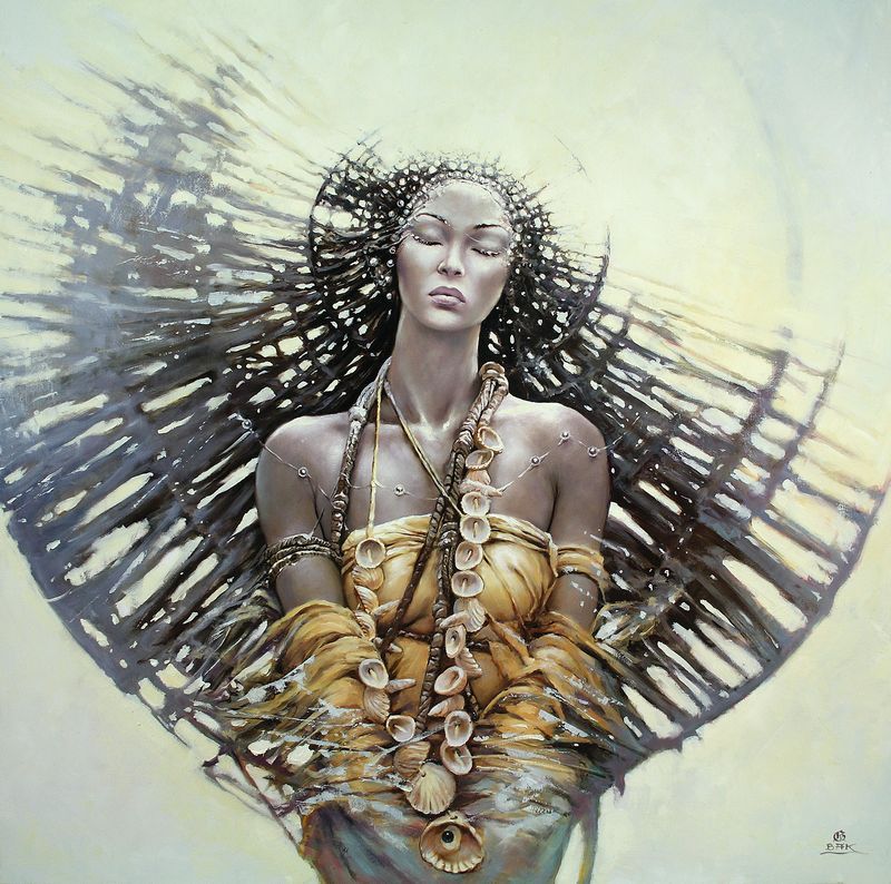 人体油画欣赏：赤裸裸的美奈子(7)(点击浏览下一张趣图)