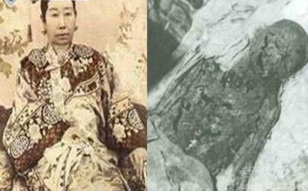 慈禧葬礼的真实现场照 慈禧太后遗体照片(点击浏览下一张趣图)