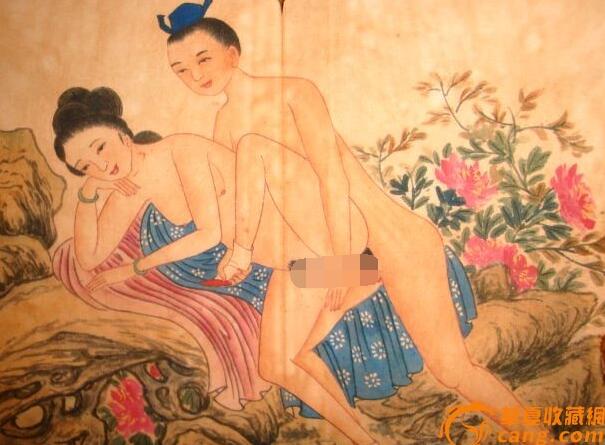 清代春官图片欣赏：秘蔵99春画图(2)(点击浏览下一张趣图)