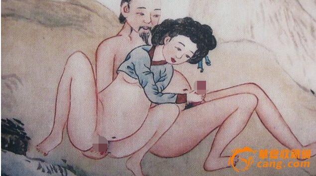 清代春官图片欣赏：秘蔵99春画图(5)(点击浏览下一张趣图)