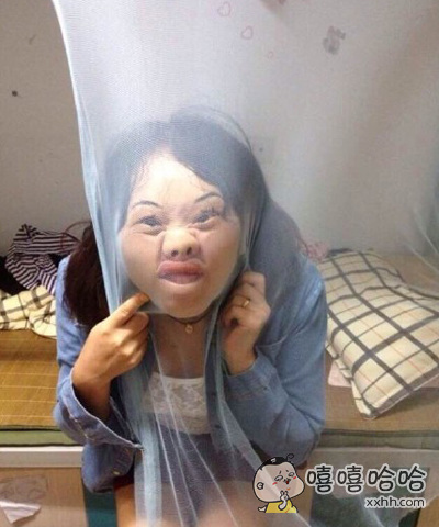 美女秒变猪头(点击浏览下一张趣图)