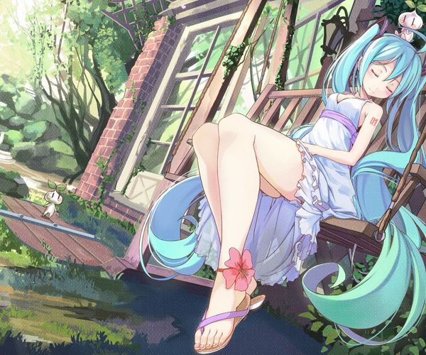 初音邪恶黄漫图：初音未来尿裤子的图片(6)(点击浏览下一张趣图)