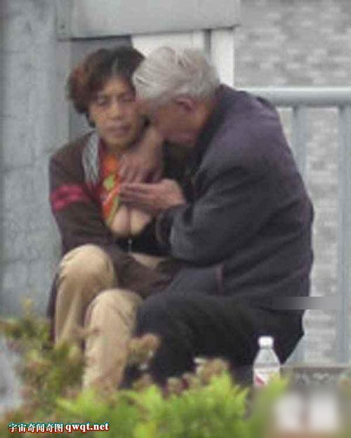 六寻老人树林偷腥图片：胖大叔树林偷腥图片(点击浏览下一张趣图)