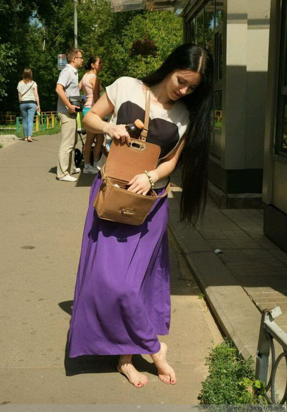 满洲里俄罗斯一条街图：满洲里 俄罗斯 小妹(3)(点击浏览下一张趣图)