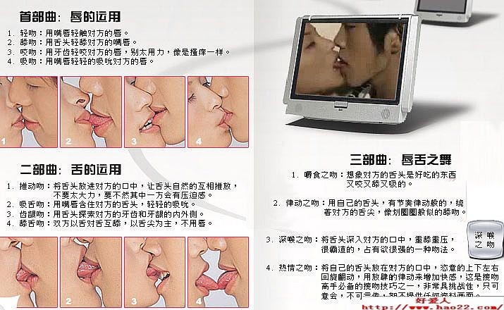 如何接吻技巧图解(点击浏览下一张趣图)