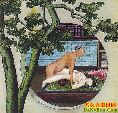 古代春床七十二大图：古代春床三人图片欣赏(3)(点击浏览下一张趣图)