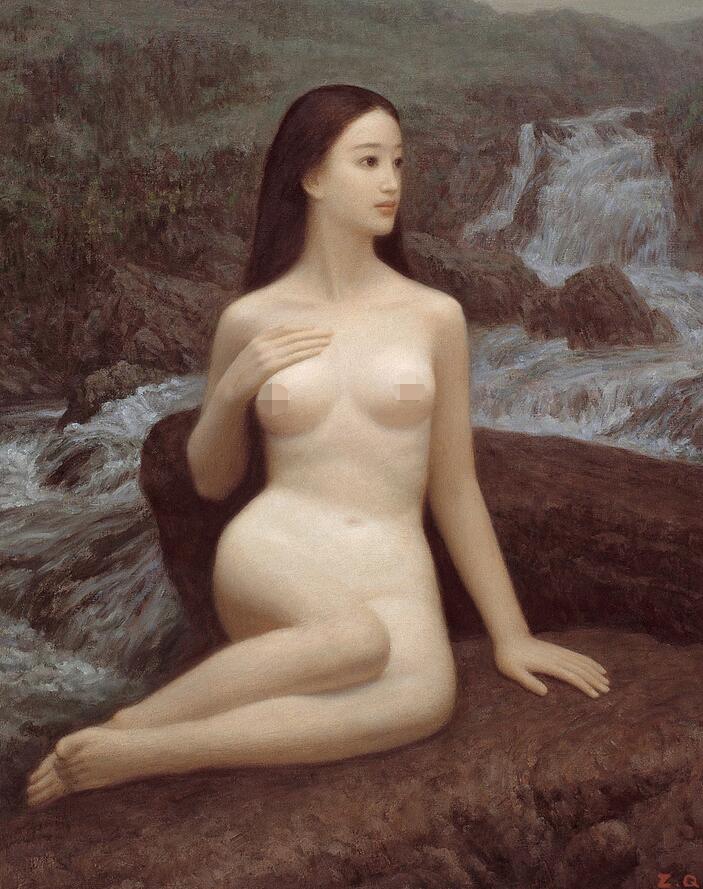 东方神女50幅画全册：东方神女山鬼全套画册(4)(点击浏览下一张趣图)