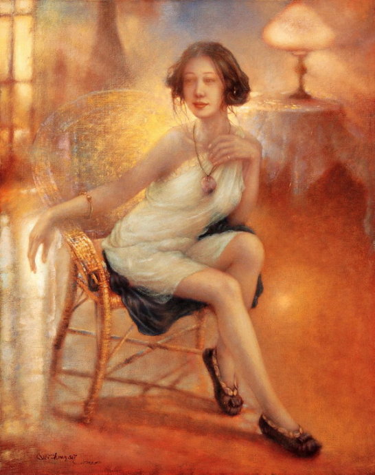 东方神女50幅画全册：东方神女山鬼全套画册(5)(点击浏览下一张趣图)