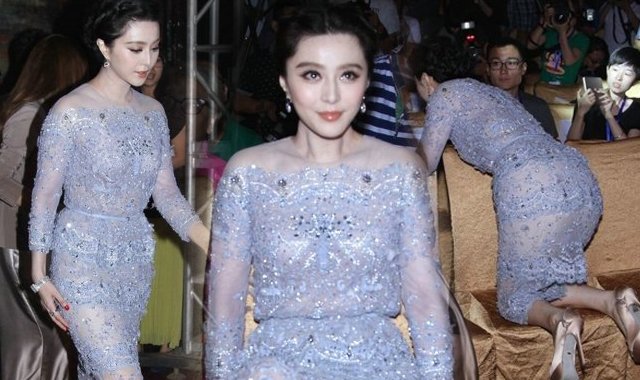 看范冰冰的妈头图片：范冰冰什么都没有穿(2)(点击浏览下一张趣图)