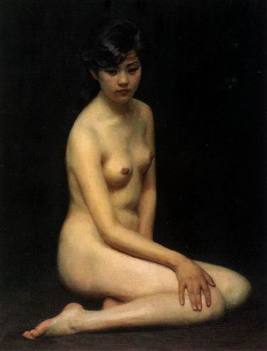 冷军油画作品欣赏：大师裸体油画 中国写实油画图片(5)(点击浏览下一张趣图)