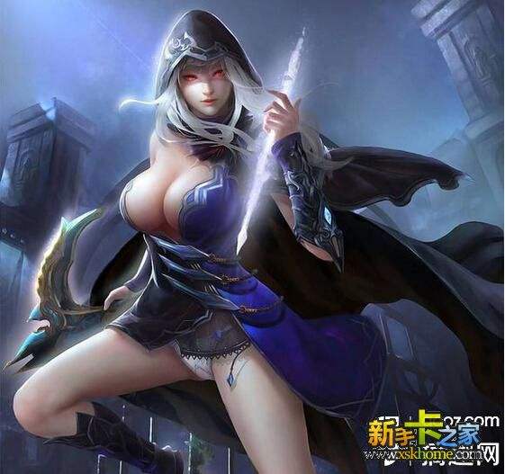 王者荣耀谁能1v1虐露娜：露娜王者荣耀邪恶图片(5)(点击浏览下一张趣图)