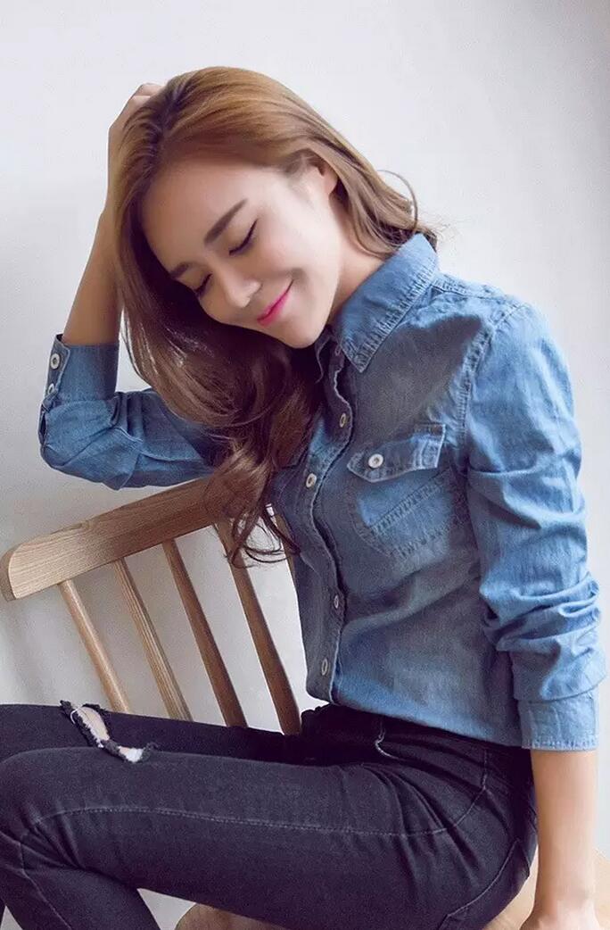女人穿衬衫给人的感觉，女人衬衫衣服图片(7)(点击浏览下一张趣图)