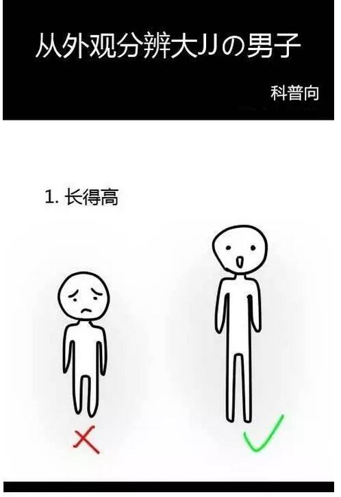 判断男生大小彭于晏，一般男生的尺寸怎么判断阴茎的长短?图解(点击浏览下一张趣图)