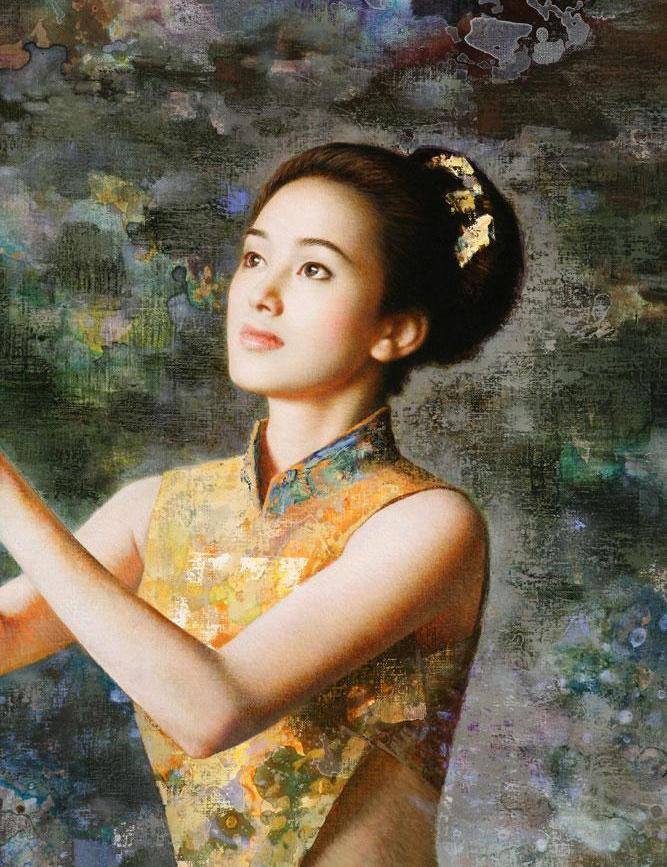 当代人体油画作品图片：徐彦洲人体油画(5)(点击浏览下一张趣图)
