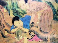 房中术真人高清图解：房中术御女图 