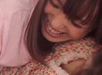 半透明校服  咪咪色动态图