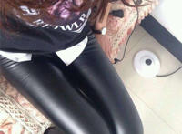 皮裤女买家秀图片 淘宝皮裤搞笑图片