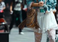 奶茶mm章泽天丝袜 时尚白色丝袜气质美女图