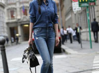 杨幂牛仔裤裆部图 女生裆部为什么鼓鼓的