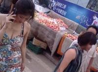 买菜都穿低胸装组图 低胸真的不能在低了