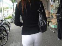 街拍牛仔裤凹凸囧图 f1系列之紧绷的裤子