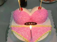 比基尼的蛋糕，女票很喜欢