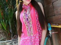 性感嫩模王馨瑶异域风情翘臀美女图