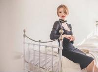 阳光房里的气质OL丝袜美腿性感美女图