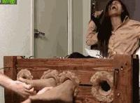 熟睡后我从后面进入动态图：慢慢进入小丽的身体 慢慢地进入了我