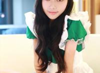 toro羽住可爱绿色女仆装制服诱惑写真